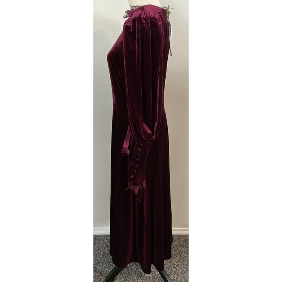 Antonio Melani × Nicola Bathie Helen Velvet Maxi Dress Size 6 Preppy Formal NWT - Picture 10 of 16